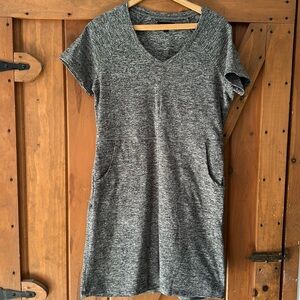 Gray weathered stretchy dress
